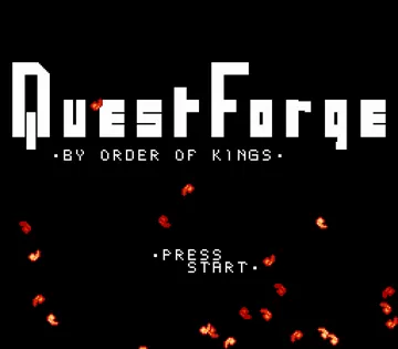 Quest Forge - By Order of Kings (World) (Aftermarket) (Unl) screen shot title